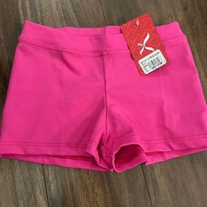 New capezio dance shorts child medium